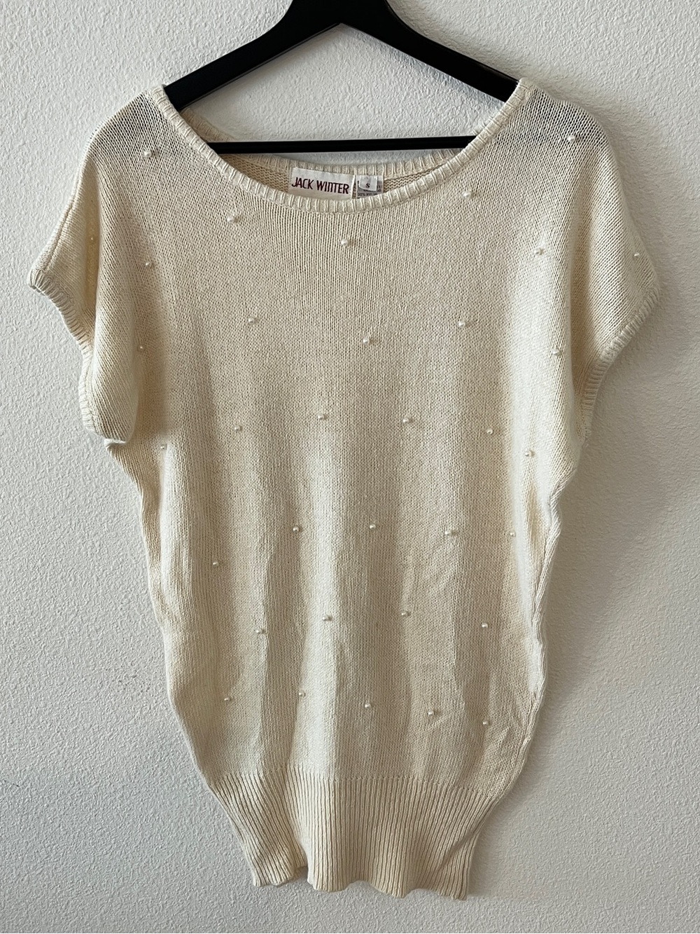 Vintage short sleeve sweater